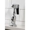 Kingston Brass KS1231PKXBS 8" Centerset Deck Mnt Kitchen Faucet W/Brass Sprayer, Chrm KS1231PKXBS - alternate 2
